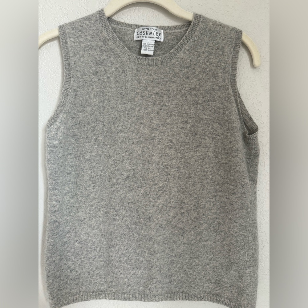 100% Cashmere Sutton Studio Bloomingdale’s Tank